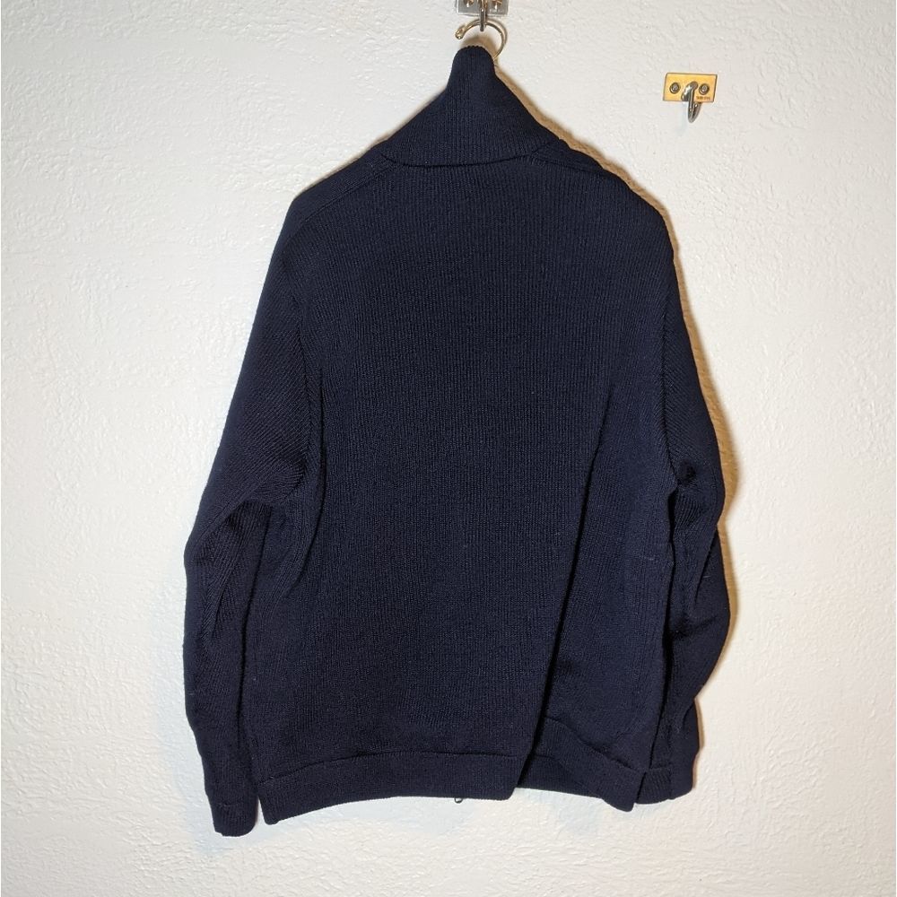 *SOLD*Vintage Reversible Wool Sweater Nylon Wind Breaker TM Athletics XL - Picture 13 of 13